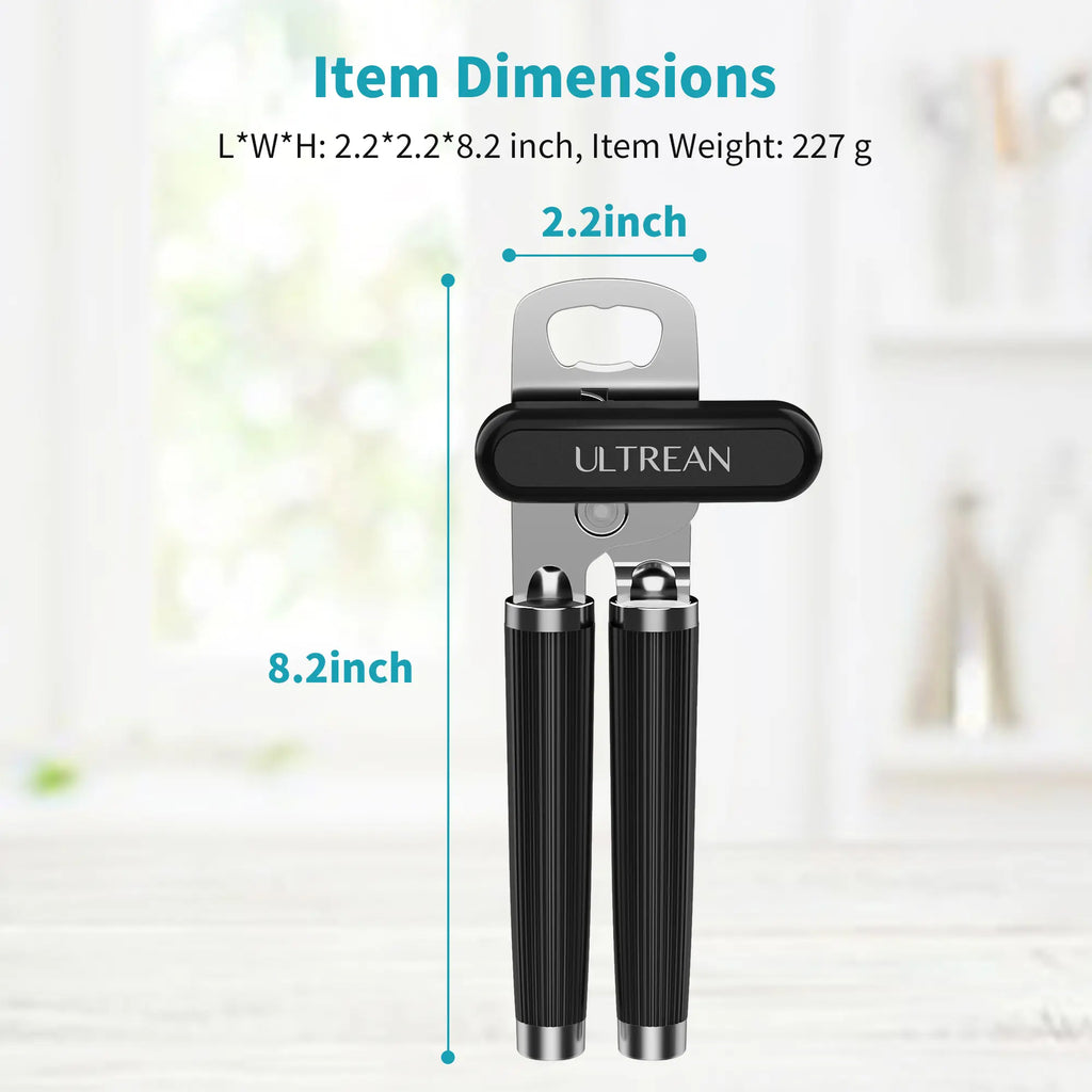 Stainless Steel Manual Can Bottle Opener | Smooth Edge Kitchen Tool