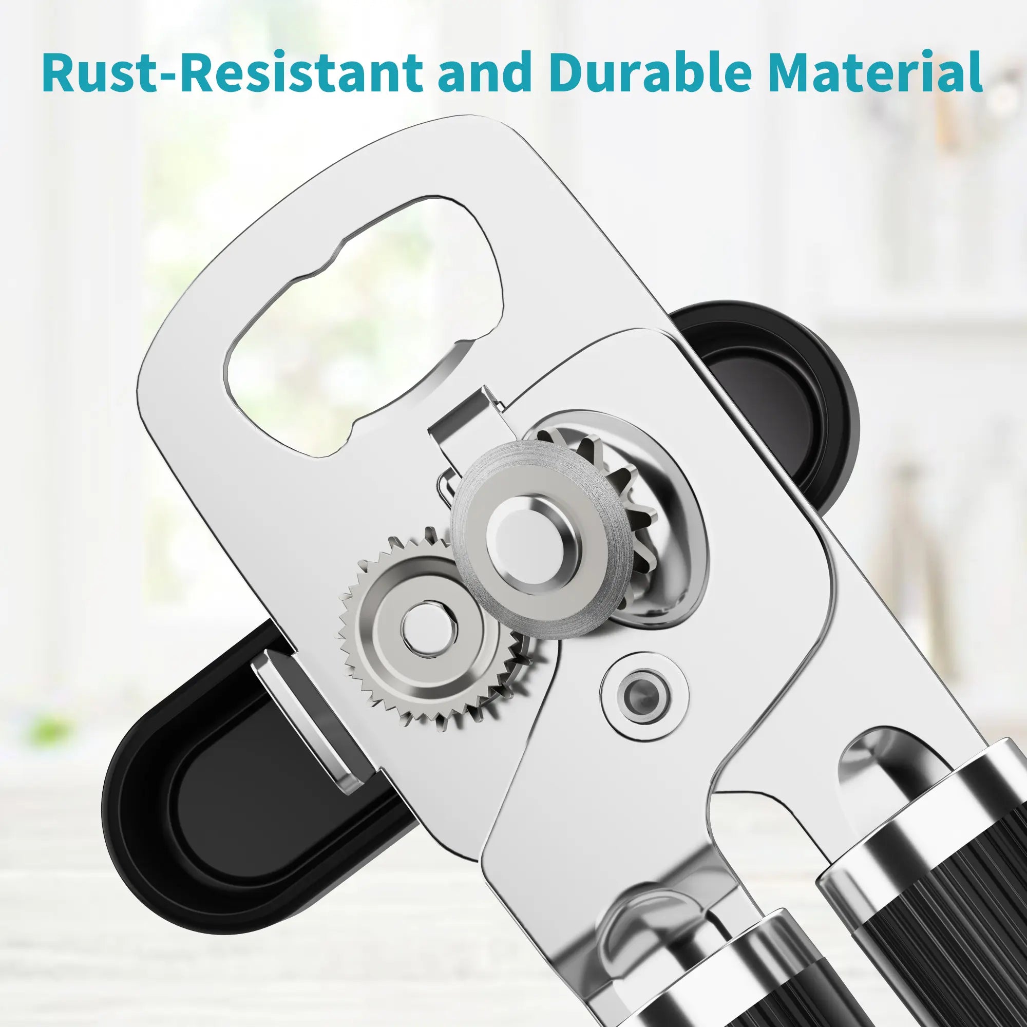 Stainless Steel Manual Can Bottle Opener | Smooth Edge Kitchen Tool