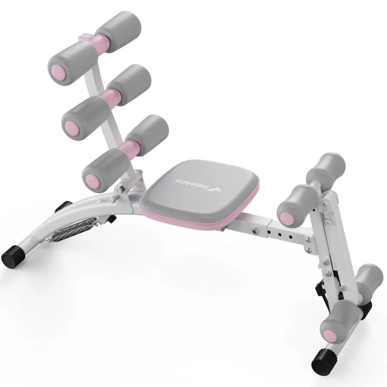 Anti-Shake Triangular Adjustable Weight Bench 300LBS, Padded Backrest Home Dumbbell Workout Bench